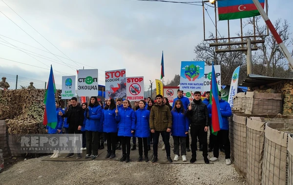 Акция на дороге Ханкенди-Лачын продолжается 82-й день: требования остаются неизменными - ФОТО