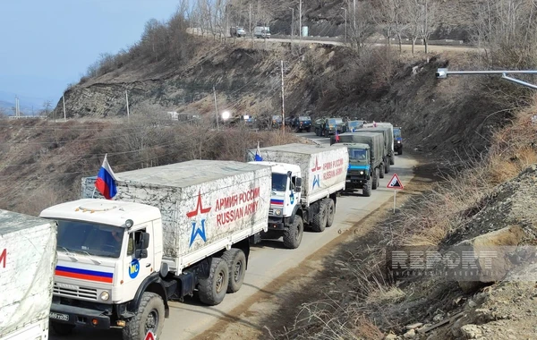 Bu gün Xankəndi-Laçın yolunda Rusiya sülhməramlılarına məxsus 50 avtomobil keçib - FOTO - YENİLƏNİB