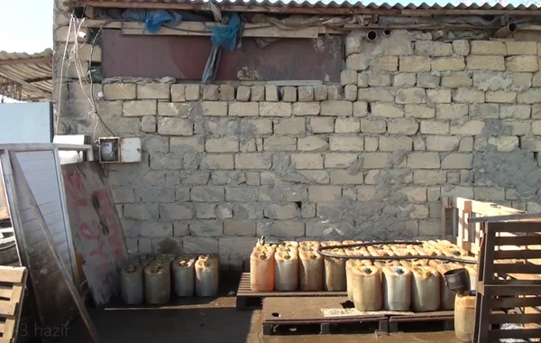 Bakıda neft məhsullarının qanunsuz satışının qarşısı alınıb - FOTO/VİDEO