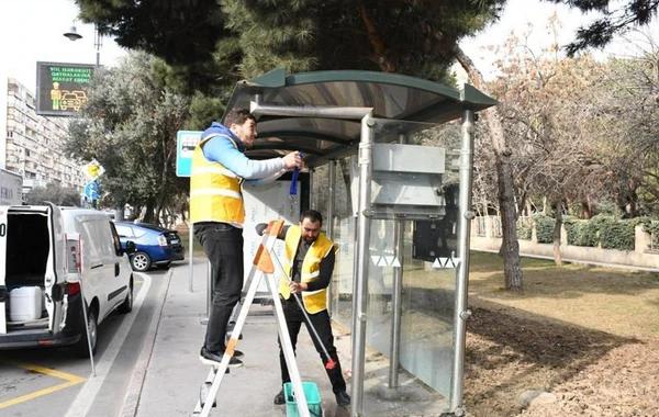 Bu gün Bakının 370 küçəsi yuyulub - FOTO