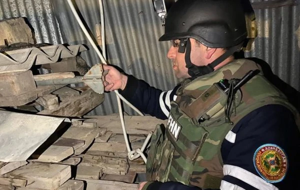 В Баку обнаружен пригодный к боевому применению танковый снаряд - ВИДЕО
