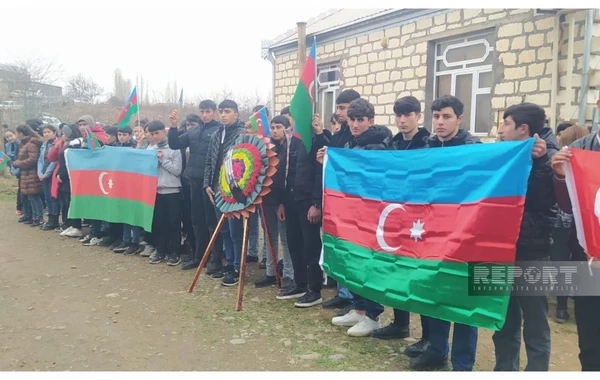 Şəhid Eşqin Hüseynov Tovuzda dəfn olunub - FOTO