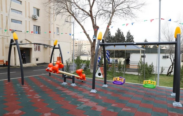 Leyla Əliyevanın iştirakı ilə növbəti “Bizim həyət”in açılışı olub - FOTO