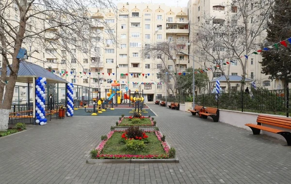 Leyla Əliyevanın iştirakı ilə növbəti “Bizim həyət”in açılışı olub - FOTO