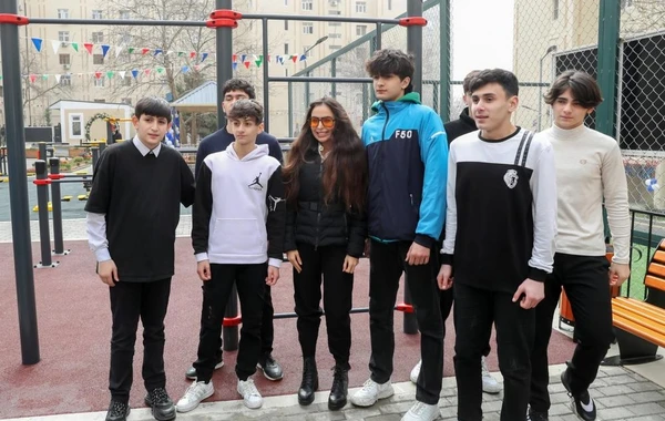 Leyla Əliyevanın iştirakı ilə növbəti “Bizim həyət”in açılışı olub - FOTO