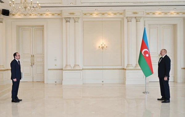 Prezident Bolqarıstanın yeni səfirinin etimadnaməsini qəbul edib - FOTO