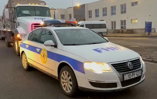 FHN-in nəqliyyat vasitələrinin bir hissəsi Bakıya qayıdır - FOTO/VİDEO