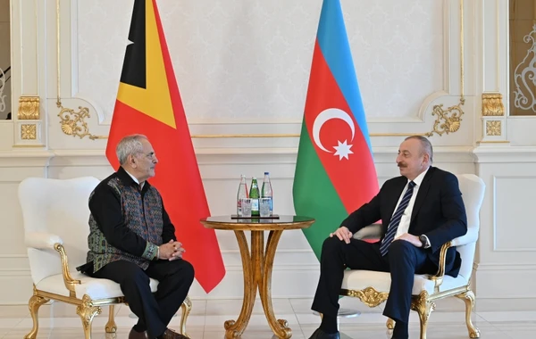 İlham Əliyev Timor-Lestenin Prezidenti ilə görüşüb - FOTO - YENİLƏNİB