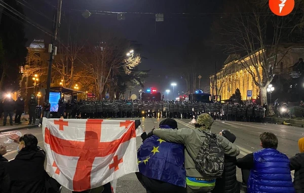 В Тбилиси продолжаются столкновения между спецназом и митингующими - ВИДЕО