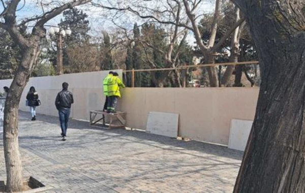 Bakının məşhur parkı hasara alındı - Bağlanır - FOTO