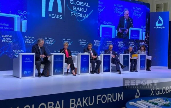 Бакинский форум: Проходит панельное заседание на тему "Регион Западных Балкан в контексте ЕС" - ФОТО