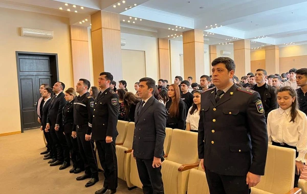 DYP ali məktəblərdə maarifləndirmə tədbirlərinə başlayıb - FOTO