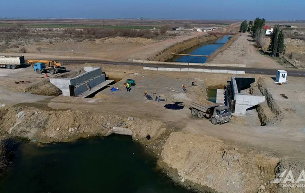 Yenikənd-Biləsuvar avtomobil yolu yenidən qurulur - FOTO/VİDEO