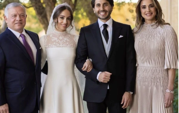 İordaniya Kralının qızının TƏMTƏRAQLI TOYUNDAN GÖRÜNTÜLƏR - FOTO/VİDEO
