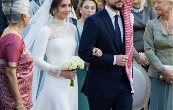İordaniya Kralının qızının TƏMTƏRAQLI TOYUNDAN GÖRÜNTÜLƏR - FOTO/VİDEO
