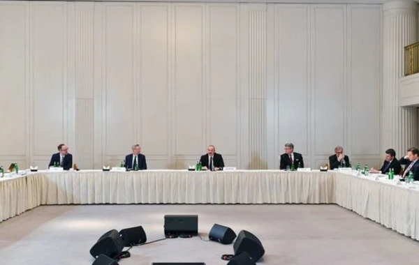 Состоялась встреча Президента Ильхама Алиева с руководителями ведущих компаний Германии - ФОТО