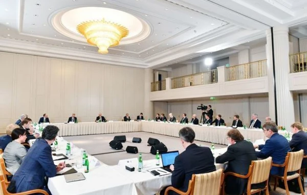 Состоялась встреча Президента Ильхама Алиева с руководителями ведущих компаний Германии - ФОТО