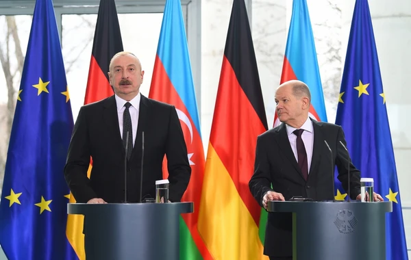 Президент Азербайджана и Канцлер Германии провели совместную пресс-конференцию - ВИДЕО