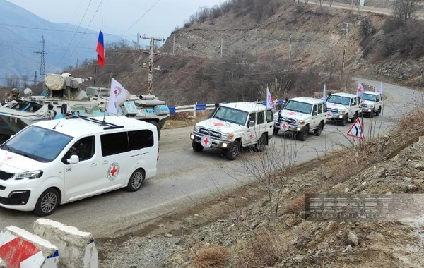По дороге Ханкенди-Лачын беспрепятственно проехал 21 автомобиль МККК - ОБНОВЛЕНО + ФОТО