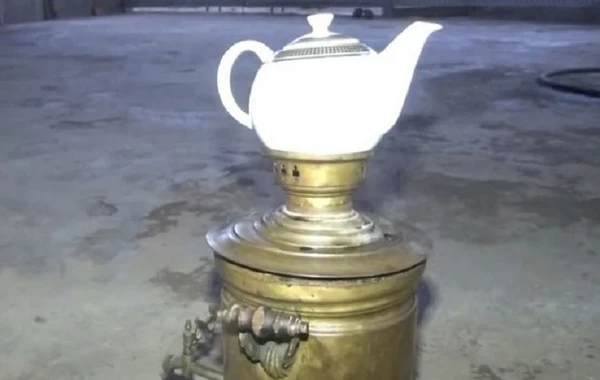 100 min manatlıq antik samovar - VİDEO