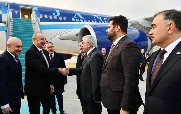 Azərbaycan Prezidenti İlham Əliyev Türkiyəyə səfərdədir - FOTO
