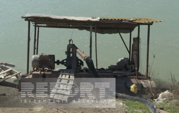 Şirvan rayonunda kanalizasiya suları Kür çayına axıdılır - FOTO