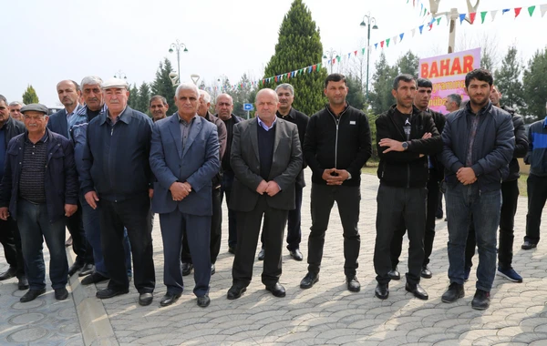 Talış kəndinə 20 ailə köçürüldü - FOTO