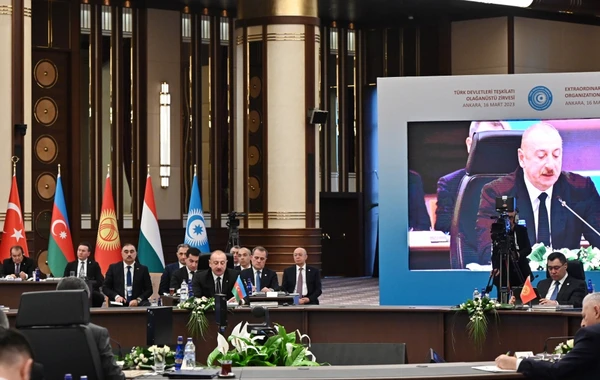 İlham Əliyev Türk Dövlətləri Təşkilatının Fövqəladə Zirvə Görüşündə çıxış edib - YENİLƏNİB + FOTO/VİDEO