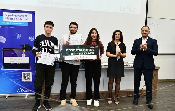 "Gələcək üçün kodlaşdır" hakatonunun qalibləri mükafatlandırıldı - FOTO