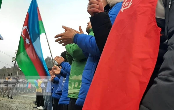 Акция на дороге Ханкенди-Лачын: демонстранты уже 98 дней требуют положить конец экотеррору