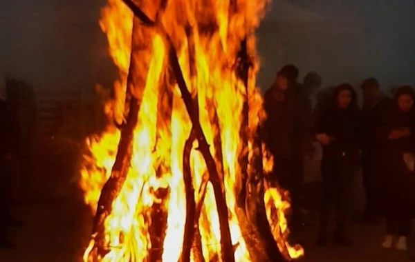 Şuşada Novruz tonqalı qalanıb, aksiya bayram əhvali-ruhiyyəsi ilə davam edir - FOTO