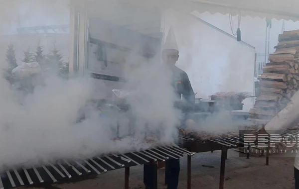 Şuşada Novruz tonqalı qalanıb, aksiya bayram əhvali-ruhiyyəsi ilə davam edir - FOTO
