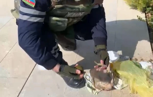 Bakıda hərbi sursat aşkarlandı - FOTO