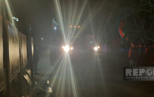 Xankəndi-Laçın yolunda sülhməramlıların avtomobilləri maneəsiz keçib - FOTO