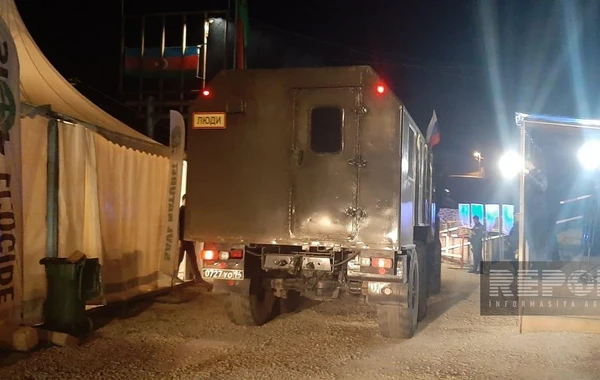 Xankəndi-Laçın yolunda sülhməramlıların avtomobilləri maneəsiz keçib - FOTO