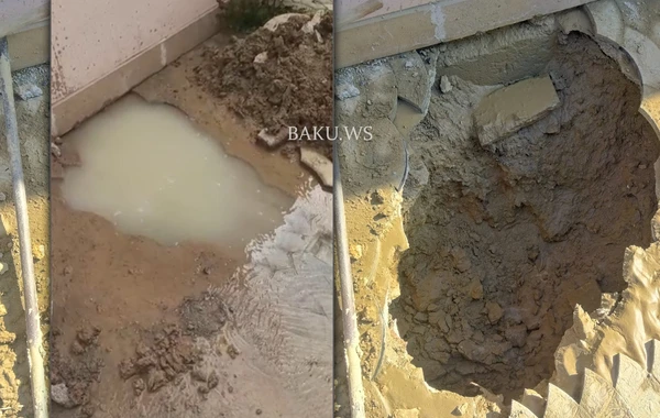 Bakıda içməli su 10 gündür ki boş yerə həyətlərin zirzəmisinə axır - İDDİA - FOTO/VİDEO