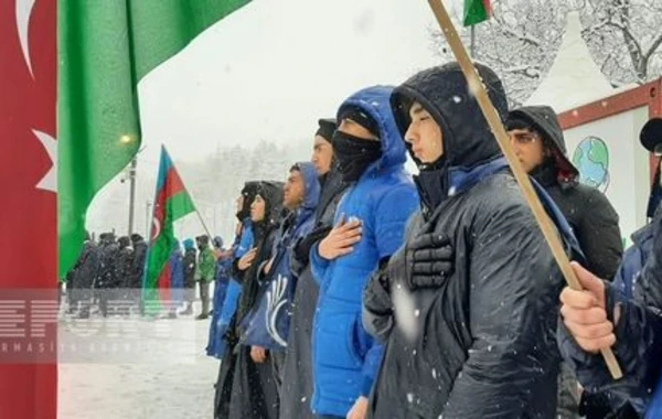 Акция протеста на дороге Ханкенди - Лачын продолжается уже 111 дней - ФОТО