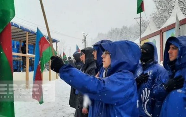 Акция протеста на дороге Ханкенди - Лачын продолжается уже 111 дней - ФОТО