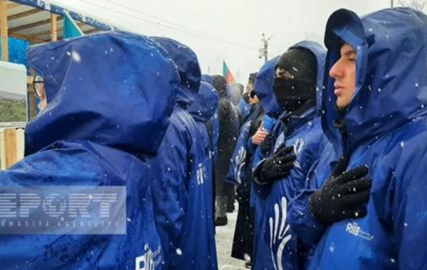 Акция протеста на дороге Ханкенди - Лачын продолжается уже 111 дней - ФОТО