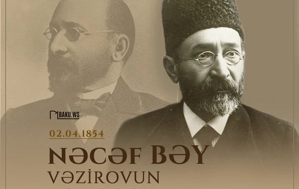 Bu gün Nəcəf bəy Vəzirovun doğum günüdür