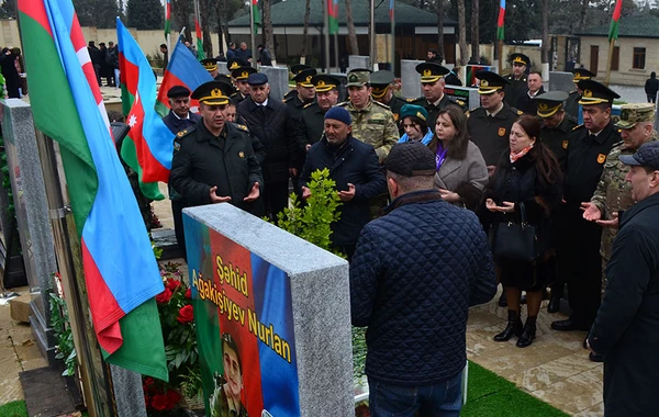 Şəhidin xatirəsinə həsr olunan anım mərasimi keçirilib - FOTO