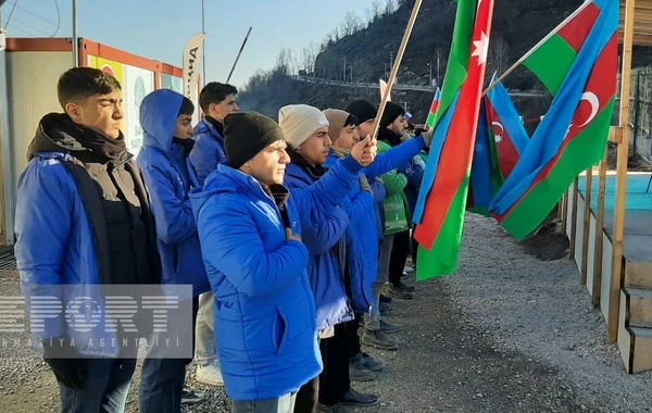 Ekoaksiya: Xankəndi-Laçın yolunda etirazlar 113 gündür davam edir - FOTO
