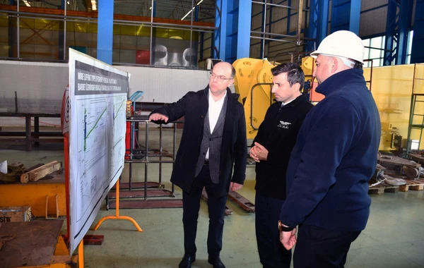 Selçuk Bayraktar Sumqayıt Kimya Sənaye Parkında olub - FOTO