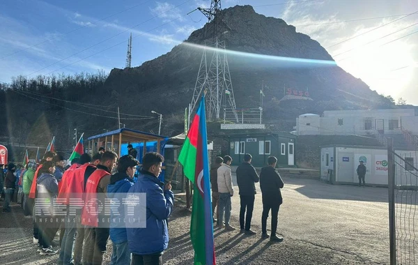 Xankəndi-Laçın yolu: Ekofəalların aksiyası 115 gündür yüksək fəallıqla davam edir - FOTO