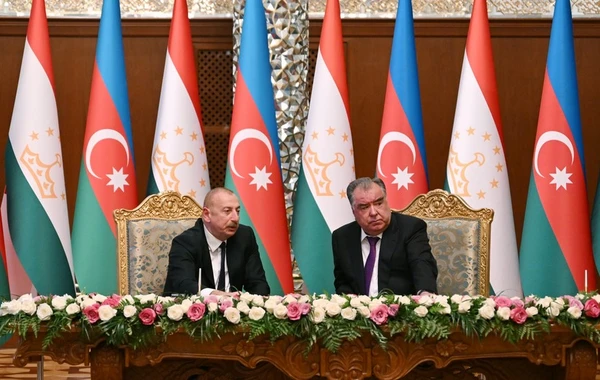 Azərbaycan-Tacikistan sənədləri imzalanıb - FOTO