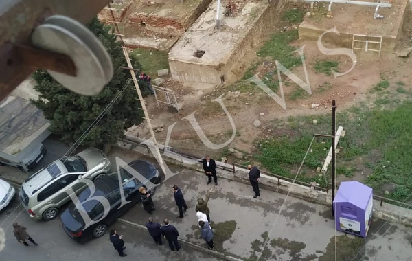 Bakıda gecə saatlarında partlayış oldu - FOTO