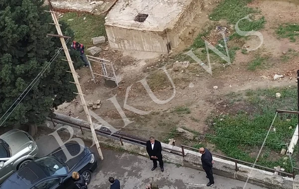Bakıda gecə saatlarında partlayış oldu - FOTO