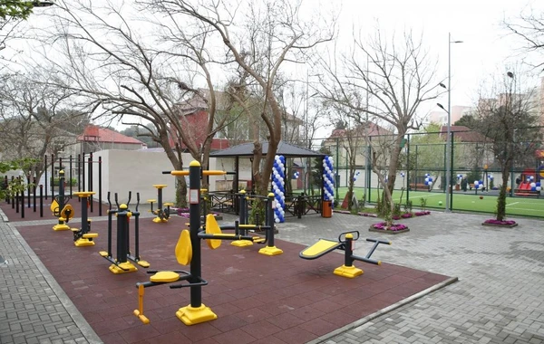 Bakıda "Bizim həyət" layihəsi çərçivəsində yeni həyət istifadəyə verildi - FOTO
