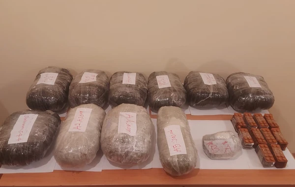 İrandan Azərbaycana narkotik keçirilməsinin qarşısı alınıb - FOTO