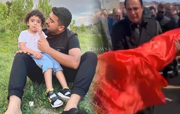 Tanınmış musiqiçinin ailə üzvlərinin dəfnindən GÖRÜNTÜLƏR - VİDEO